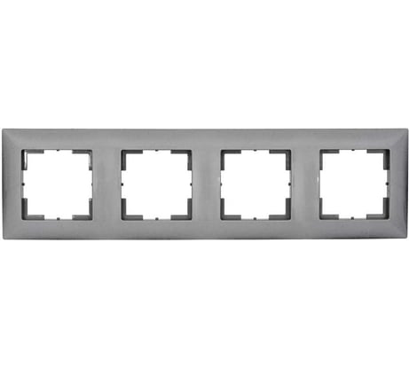 Четырехместная рамка Кунцево-Электро "мария" мрфи11.13.00.00 алюминий 110061