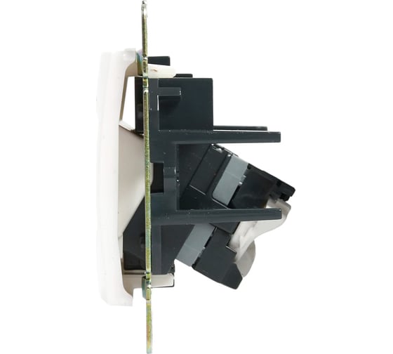 Розетка Legrand компьютерная RJ45 категория 5e UTP Legrand Valena с захватами белый 694286