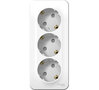 Розетка Systeme Electric 3-м ОП BLANCA 16А 250В SchE1210470 BLNRA011311