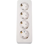 Розетка Systeme Electric 4-м ОП BLANCA 16А 250В защитные шторки, с заземлением BLNRA011411