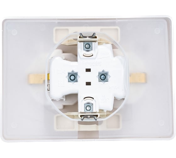 Розетка Systeme Electric 2-м СП BLANCA 16А 250В защитные шторки SchE1210266 BLNRS441121