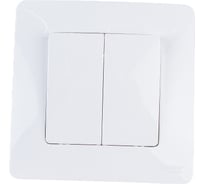 Двухклавишный переключатель Systeme Electric СП BLANCA /сх.6+6/ 10А 250В белый BLNVS106601
