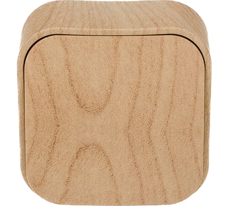 Выключатель Legrand одноклавишный Legrand Quteo IP20 10А 250В винтовые зажимы накладной монтаж дерево 782260