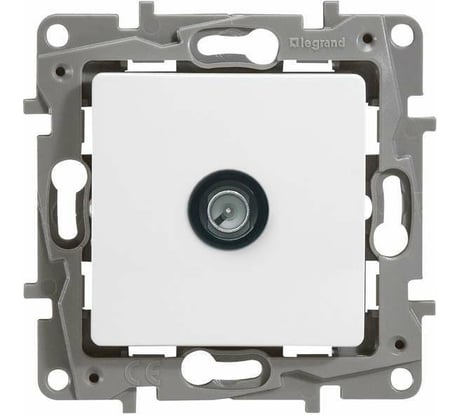 Розетка Legrand TV (телевизионная) Legrand Etika оконечная белый 672265