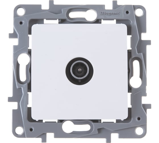 Розетка Legrand TV (телевизионная) Legrand Etika оконечная белый 672265