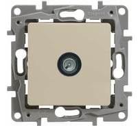 Розетка Legrand TV (телевизионная) Legrand Etika проходная слоновая кость 672363