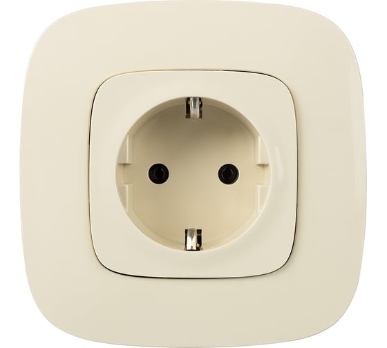 Силовая розетка Legrand Valena ALLURE 2К+З 16А 250В с лицевой панелью.Безвинтовые зажимы.Слоновая кость 753821