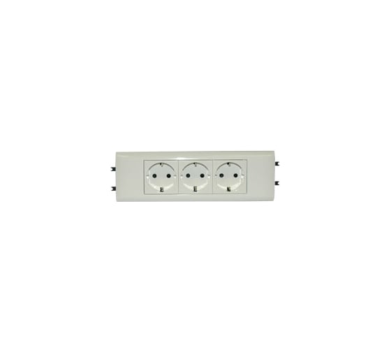 Розетка Legrand 3 х 2К+3 Программа Mosaic для установки в кабель-канале автоматические клеммы стандартная 077433