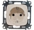 Силовая розетка Legrand Valena ALLURE 2К+З 16А 250В с защитными шторками.Безвинтовые зажимы.С лицевой панелью.Слоновая кость 753820 6