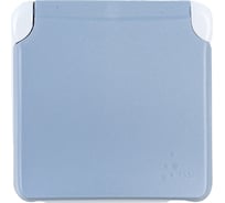 Розетка Legrand 2К+З с винтовыми зажимами немецкий стандарт Программа Plexo серый 16 A 250 В 069571