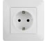 Силовая розетка Legrand Valena LIFE 2К+З 16А 250В с лицевой панелью.Безвинтовые зажимы.Белая 753421 6