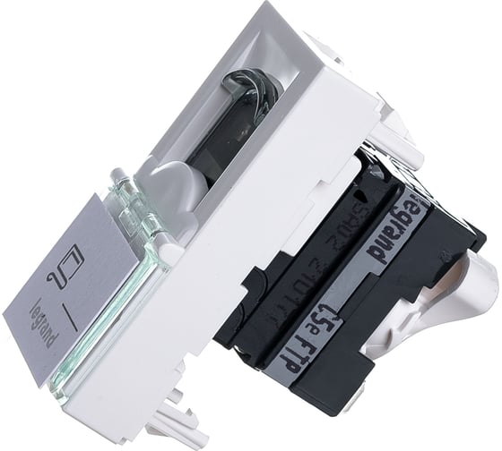 Розетка Legrand RJ 45 Программа Mosaic категория 5е FTP 1 модуль белый 076552