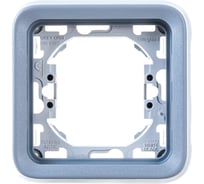 Суппорт Legrand с рамкой для встроенного монтажа Программа Plexo серый 1 пост 069681