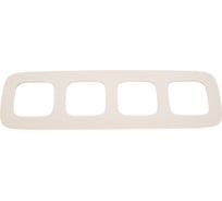 Рамка Legrand Valena ALLURE  "Слоновая кость".4-постовая универсальная 754314