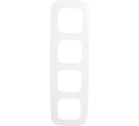 Рамка Legrand Valena ALLURE  "Белая".4-постовая универсальная 754304