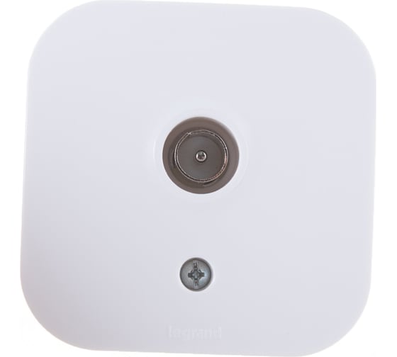 Розетка Legrand TV (телевизионная) Legrand Quteo "звезда" IP20 накладной монтаж белый 782215