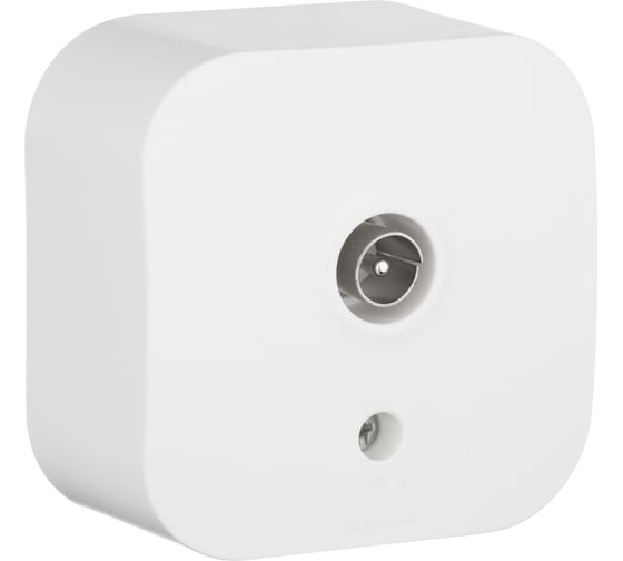 Розетка Legrand TV (телевизионная) Legrand Quteo "звезда" IP20 накладной монтаж белый 782215