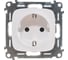 Силовая розетка Legrand Valena Allure 16А 250В 2К+З защитные шторки, безвинтовые зажимы Leg 1181878 753720 2