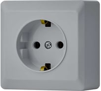 Розетка Vesta Electric vesta-electric mega silver одинарная с заземлением FRZ00010106SRM