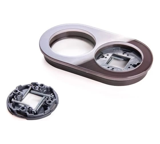 Рамка на 2 поста Werkel WL21 frame 02 коричневый a044899