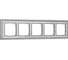 Рамка на 5 постов Werkel WL77 Frame 05 хром, белый a041172 1