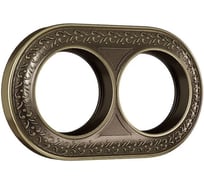 Рамка на 2 поста Werkel бронза a037198