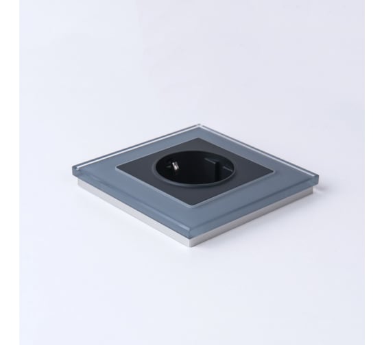 Рамка WERKEL, W0011115 на 1 пост Favorit серый, стекло a050965