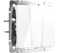 Выключатель WERKEL трехклавишный белый W1130001 a051131