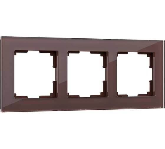 Рамка WERKEL W0031118 на 3 поста мокко a051099 1