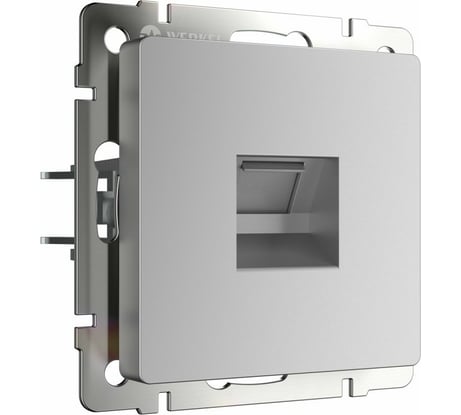 Розетка WERKEL Ethernet RJ-45 (серебряный) a051501