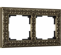 Рамка WERKEL W0021512 на 2 поста бронза a050947
