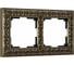 Рамка WERKEL W0021512 на 2 поста бронза a050947 1