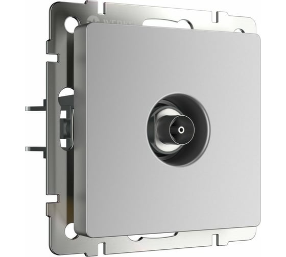 ТВ-розетка WERKEL оконечная серебряный W1183006 a051496 1