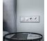 Двухклавишный проходной выключатель WERKEL W1122106 с подсветкой серебряный a051524 3