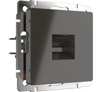 Розетка Ethernet RJ-45 WERKEL серо-коричневый W1181007 a050851
