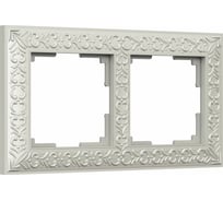 Рамка WERKEL на 2 поста жемчужный W0021521 a050928
