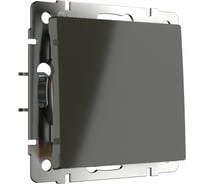 Проходной одноклавишный выключатель WERKEL W1112007, серо-коричневый a050833