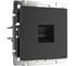 Розетка Ethernet RJ-45 WERKEL черный матовый W1181008 a051606 1