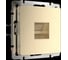 Телефонная розетка WERKEL W1182010 RJ-11 шампань рифленый a051428 1