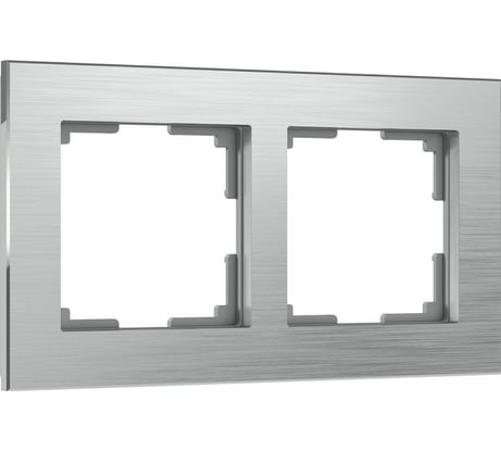 Рамка WERKEL W0021706 на 2 поста алюминий a050957