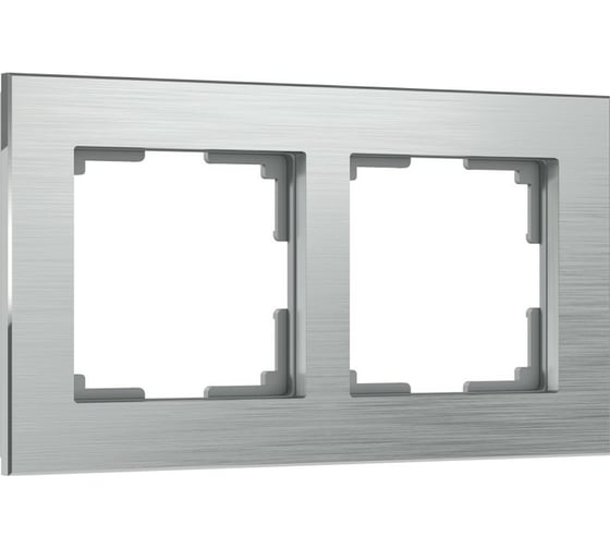 Рамка WERKEL W0021706 на 2 поста алюминий a050957 1
