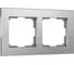 Рамка WERKEL W0021706 на 2 поста алюминий a050957 1