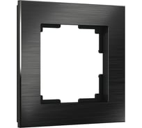 Рамка на 1 пост WERKEL W0011708 Aluminium черный алюминий a050949