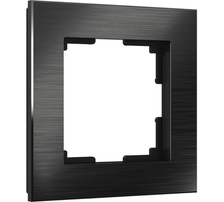 Рамка на 1 пост WERKEL W0011708 Aluminium черный алюминий a050949