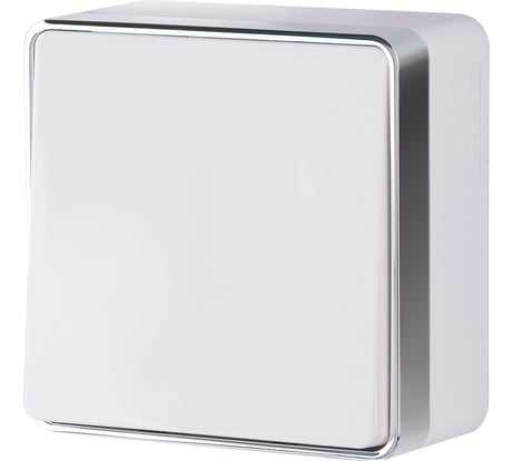 Одноклавишный проходной выключатель WERKEL W5012001 Gallant белый a051570