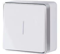Выключатель WERKEL W5010101 одноклавишный с подсветкой Gallant белый a051578