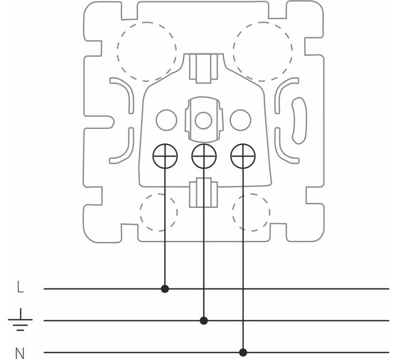 Розетка с заземлением WERKEL W5071003 Gallant слоновая кость a051552