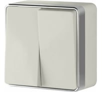 Выключатель WERKEL W5020003 двухклавишный Gallant слоновая кость a051562