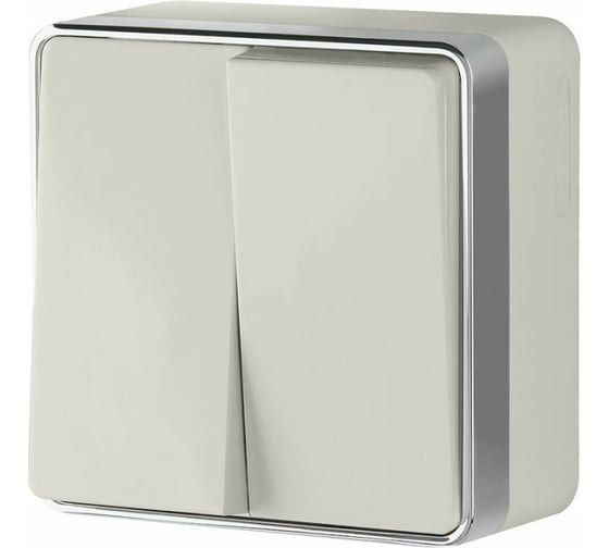 Выключатель WERKEL W5020003 двухклавишный Gallant слоновая кость a051562 1