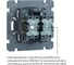 Выключатель WERKEL W5020103 двухклавишный с подсветкой Gallant слоновая кость a051550 4